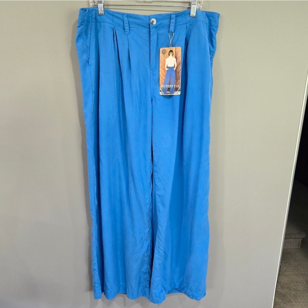 🐢 Sound/Style Blue Wide Leg Pants  Size 16
